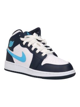 Sneakers Jordan air jordan 1 DQ8423 unisex bambini bianco+blu.