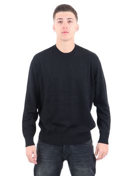 Maglioncino Armani Exchange XM000338 AF12291 da uomo nero.