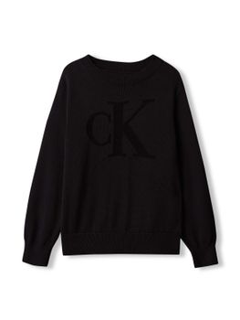Maglione Calvin Klein LVCKFJF04B da bambino nero.