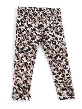 Leggins Guess K6YB07 K3846 da bambina animalier.