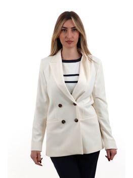 Giacca Emme Marella EMMKAKI1 da donna bianca.