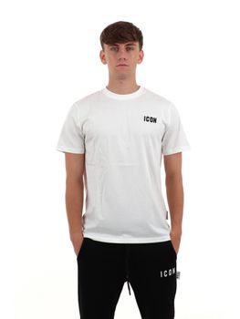 T-shirt Icon IUPRET002 da uomo bianca.