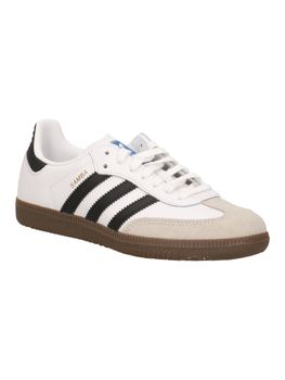 Sneaker Adidas Samba IE3675 da ragazzi bianca nera e grigia.