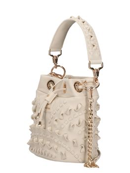 Borsa a secchiello La Carrie 151MEM113TBS da donna avorio.