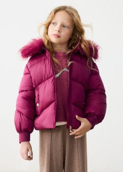 Giubbini Mayoral 4421 da bambina lampone.