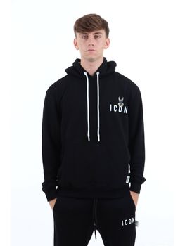 Felpa Icon IUF043 da uomo nera.
