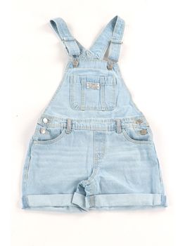 Salopette Levi's 4EH030 da bambina denim chiaro.