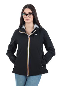 Giubbino K-Way K8138PW USY da donna nero.