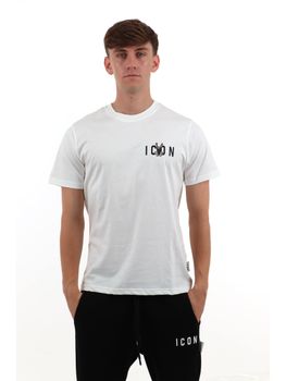 T-shirt Icon IUT045 da uomo bianca.