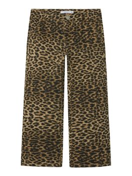 Pantalone Name.it 13241505 da bambina leopard.
