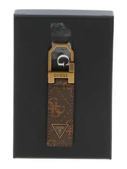 Portachiavi Guess RMVEZZ P3106 VEZZOLA da uomo marrone e mostarda.