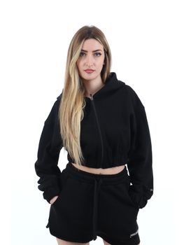 Felpa Hinnominate HMABW02362 da donna nera.