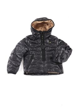 Piumino Blauer BLKC02364 005958 da bambino nero+beige.