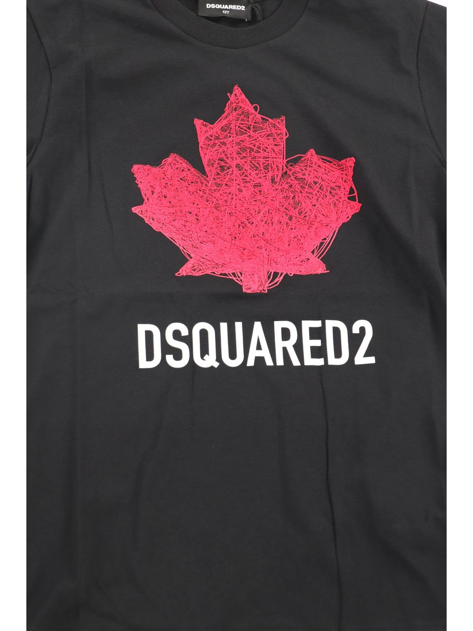 t-shirt-dsquared2-dq3176-d00xm-da-ragazzo-nera