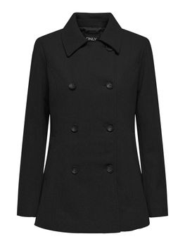 Cappotto Only BLAKE PEACOAT 15349215 da donna nero.