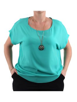 Blusa Lizalù F551XBEOSER da donna smeraldo.