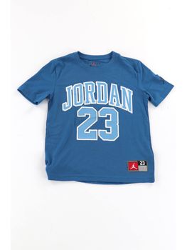 T-shirt Jordan 95A088 da bambino true blue.