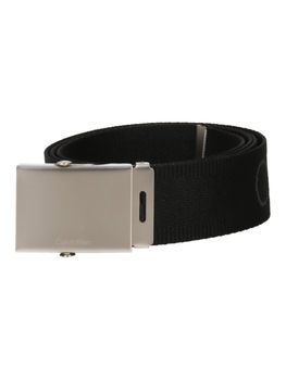 Cintura Calvin Klein LV04D7075G da uomo nera.
