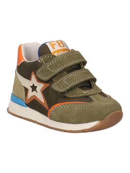 Sneakers Falcotto 1F43 da bambino militare+white+stone.