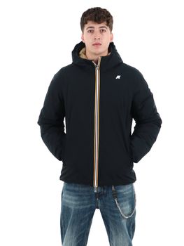 Giubbotto K-Way K8127WW da uomo nero+beige.