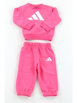 Tuta Adidas JW2462 da bambina rosa+bianca.