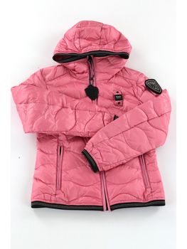 Piumino Blauer BLGC03410 007455 da bambina rosa.