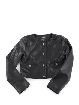 Giacchetto Guess J5RL00 WFV60 da bambina nero.