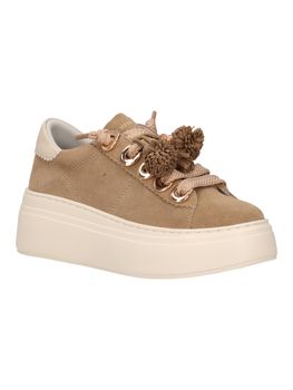 Sneaker Emanuelle Vee 462P 100 12 P011 da donna beige.