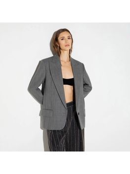 Giacca Elisabetta Franchi GI28167E2 da donna grigia.