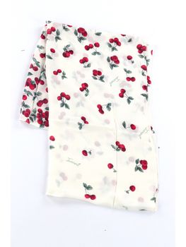 Sciarpa Twinset 261TO5520 da donna bianca e rossa.