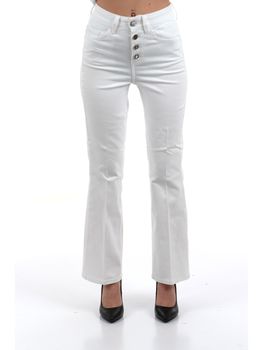 Pantalone Liu Jo UA6040T2594 da donna bianco.