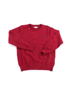 Maglia U.S Polo 44573 0002186 da bambino bordeaux.