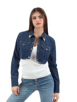Camicia Elisabetta Franchi CJ34D51E2 da donna denim.
