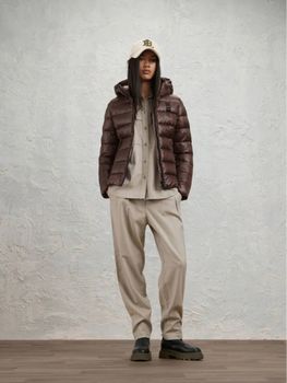Piumino Blauer BLDC02070 006648 da donna brown.