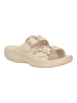Ciabatta Crocs 212867 da donna beige.