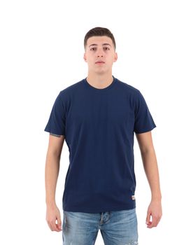 T-Shirt Roy Roger's RRU90049C7480 da uomo blu.