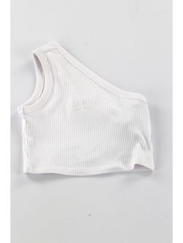 Top Guess J5GI27 KCSK4 da bambina bianco.