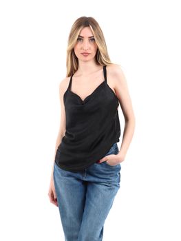 Top Guess W6RH55 WJ732 da donna nero.