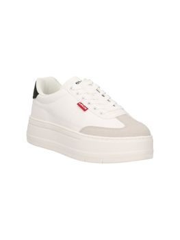 Sneakers Levi's VTAM0061S da bambina bianco+nero.