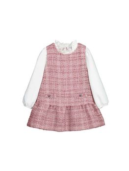 Vestito Mayoral 4929 da bambina quarzo.