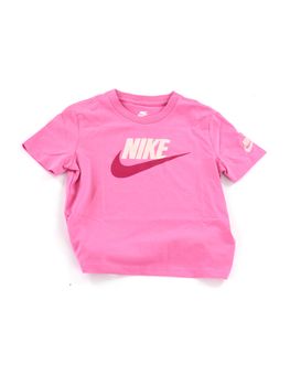 T-shirt Nike 36N166 da bambina rosa.