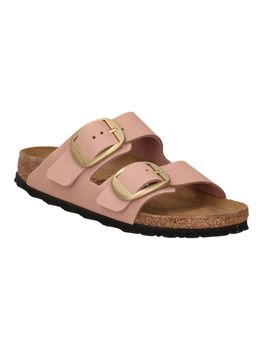 Ciabatta Birkenstock 1026583 Arizona Big Buckle da donna rosa.