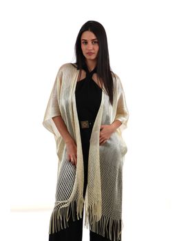 Poncho Liu Jo 2A6010T0300 da donna gold.