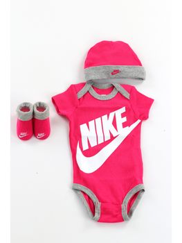 Set Nike LN0073 da neonata fuxia.