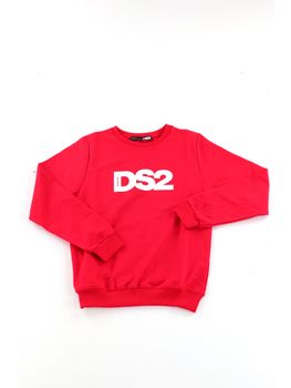 Felpa Dropseason2 SS25K079 da uomo rossa.