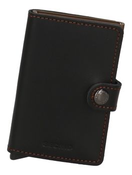 Portacarte Secrid M ORIGINAL unisex adulti nero+marrone.