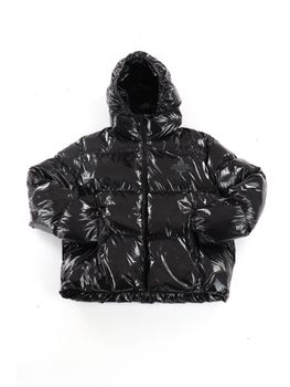 Piumino Dsquared2 DQ3042 D0ADY da bambino nero.