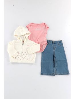 Set Levi's 1ER586 da bambina powder.