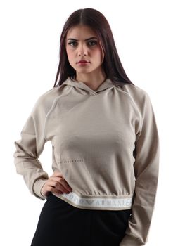 Felpa EA7 7W000277 AF12501 da donna stone.