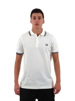 polo fred perry m3600 y23 da uomo bianca.